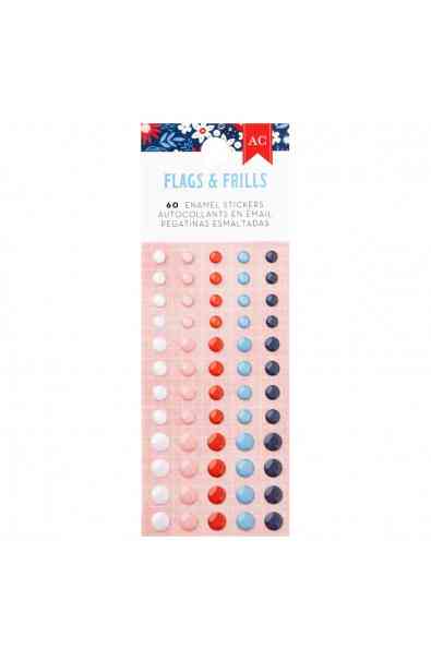 Flags and Frills - Enamel Dots
