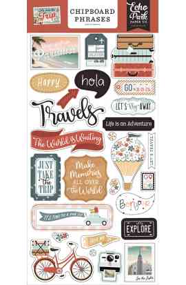 Let's Take The Trip - Chipboard Phrases