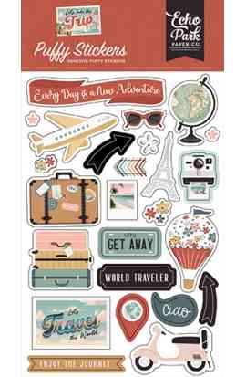 Let's Take The Trip - Puffy Stickers