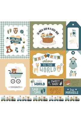Special Delivery Baby Boy - Multi Journaling Cards