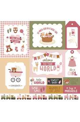 Special Delivery Baby Girl - Multi Journaling Cards