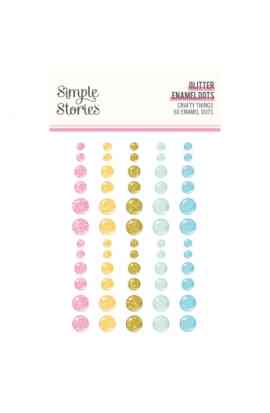 Crafty Things - Glitter Enamel Dots
