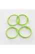 Set 4 anelli 1" Verde Lime