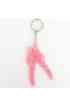 Portachiavi Crop a dile Rosa Translúcida