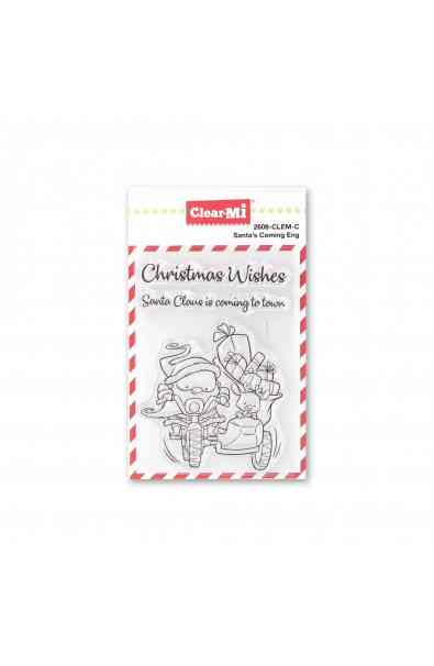 Un Natale tra dolci amici - Timbro Santa's Coming ENG