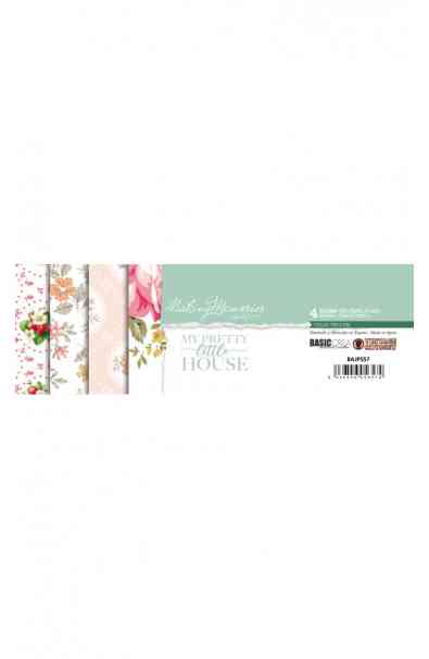 My Pretty Little House - Kit di 4 Vellum 12X12"
