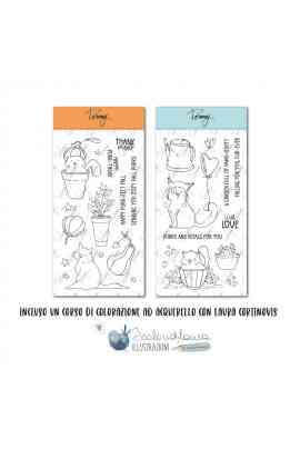 Bundle Timbri Laura Cortinovis (corso INK EXTREME con Laura Cortinovis)