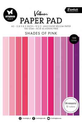 Essentials Vellum Pad Shades of Pink