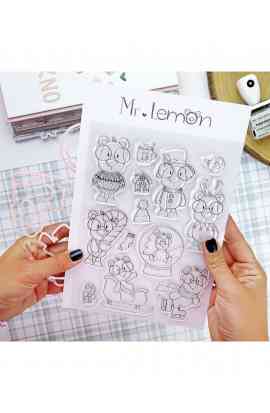Mr Lemon - Timbro e fustella En invierno