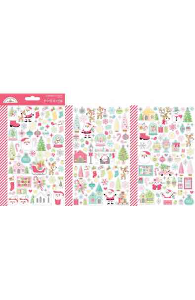 Tinsel Time - Stickers Mini Icons