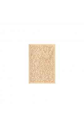 Timbro in legno Texte manuscrit