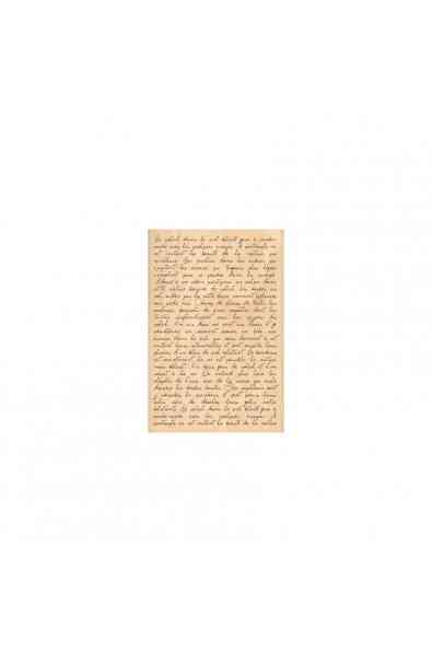 Timbro in legno Texte manuscrit