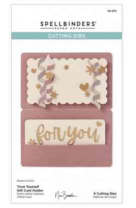 Fustella Treat Yourself Gift Card Holder