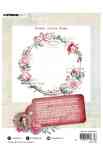 Timbro – Sending you love – Flower Circle Frame