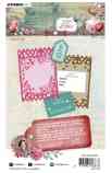 Timbro e fustella – Sending you love – Plaid ATC