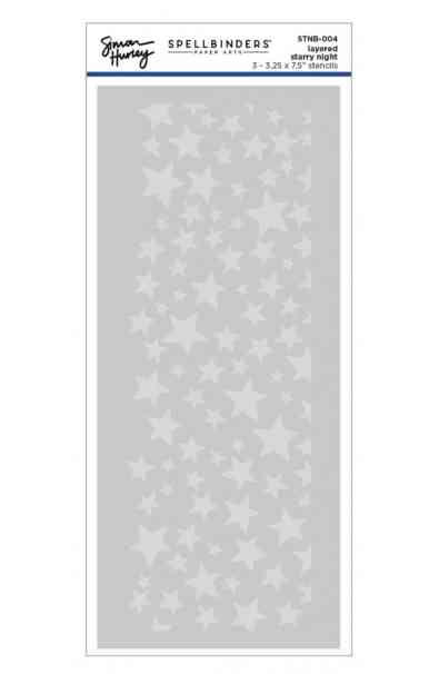Layered Stencil – Starry Night