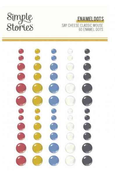 Say Cheese Classic Mouse – Enamel Dots