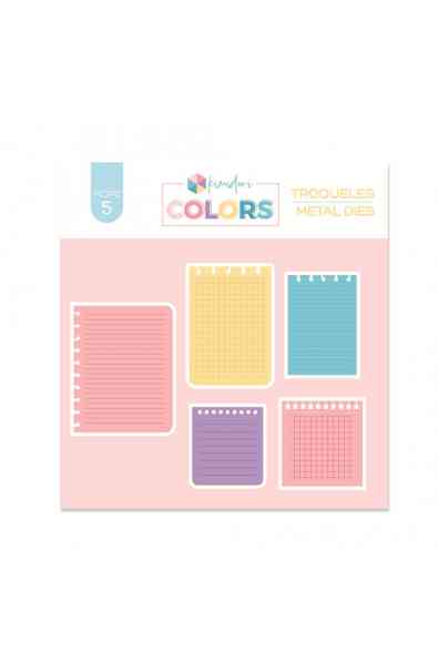 Fustella - Hojas de cuaderno variadas