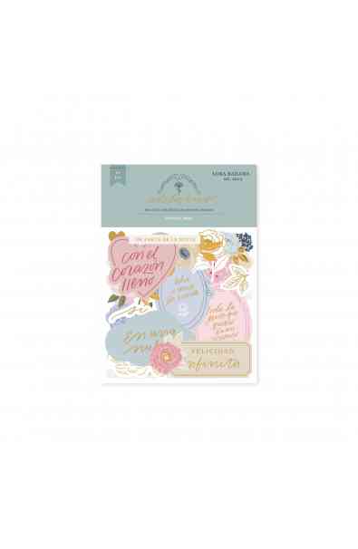 Edelweiss - die cuts con foil