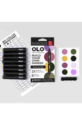 BOTANICAL SET – 8 pennarelli + cartella colori da compilare (IN ARRIVO A FINE APRILE)