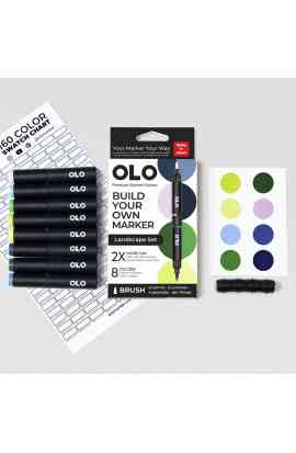 LANDSCAPE SET – 8 pennarelli + cartella colori da compilare (IN ARRIVO A FINE APRILE)