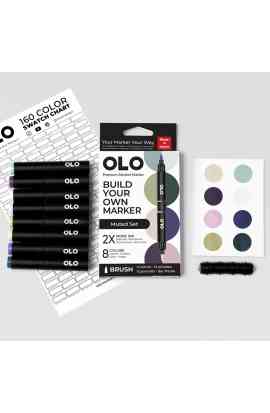MUTED SET – 8 pennarelli + cartella colori da compilare (IN ARRIVO A FINE APRILE)