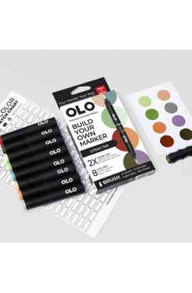 URBAN SET – 8 pennarelli + cartella colori da compilare (IN ARRIVO A FINE APRILE)