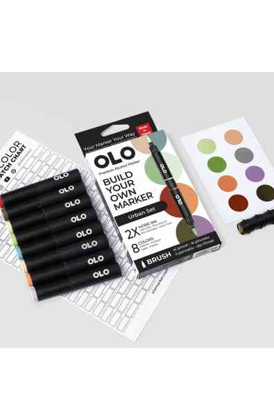 URBAN SET – 8 pennarelli + cartella colori da compilare (IN ARRIVO A FINE APRILE)
