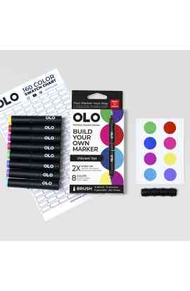 VIBRANT SET – 8 pennarelli + cartella colori da compilare (IN ARRIVO A FINE APRILE)