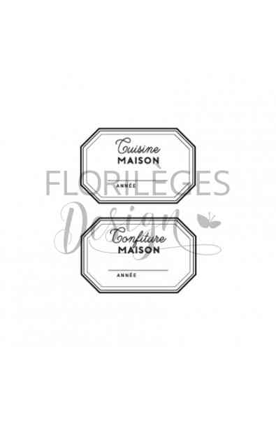 Timbro clear - ÉTIQUETTES À CONFITURE