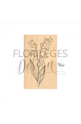 Timbro in legno -BRIN DE MUGUET
