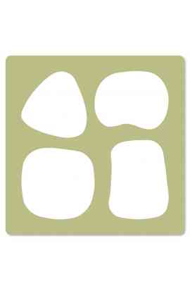 Stencil 15 x 15 cm FORMES DOUCES