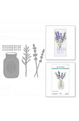 Fustella - Mason jar and Lavender