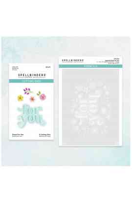Bundle Fustella e Stencil - Floral For You