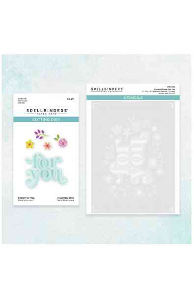 Bundle Fustella e Stencil - Floral For You