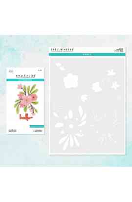 Bundle Fustella e Stencil - Hello Blooms