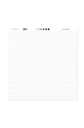 Carta 12x12 - Cuadrícula 3 - grigio chiaro