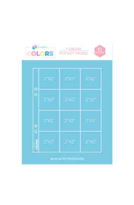Page Protectors 6"x8" con tasche 2"x2"