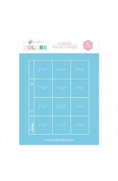 Page Protectors 6"x8" con tasche 2"x2"