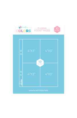 Page Protectors 6"x8" 4 tasche
