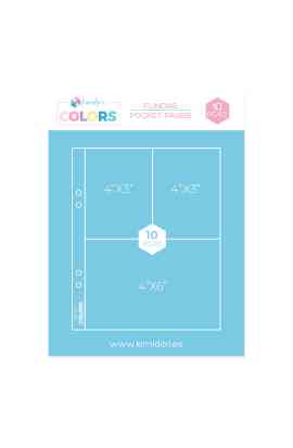 Page Protectors 6"x8" 3 tasche