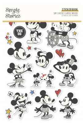 Say cheese classic mouse - Sticker Book