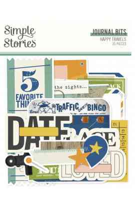 Happy Travels - Journal Bits & Pieces