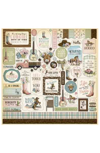 Cowgirl - Element Stickers