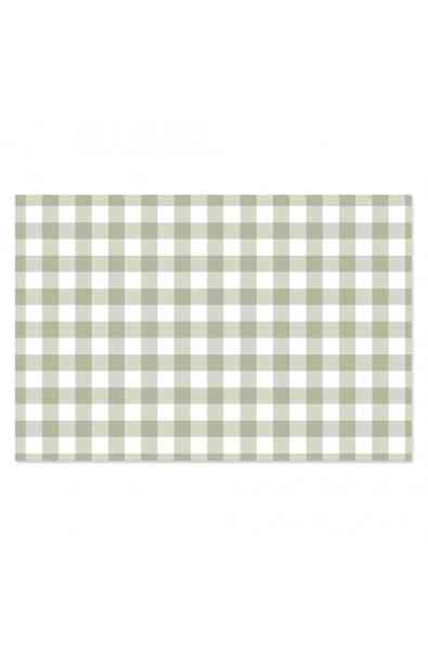 Tela per rilegatura 35x50 cm - Vichy verde