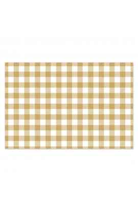 Tela per rilegatura 35x50 cm - Vichy ocre