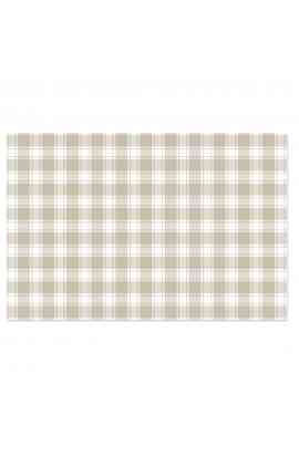 Tela per rilegatura 35x50 cm - Vichy pardo