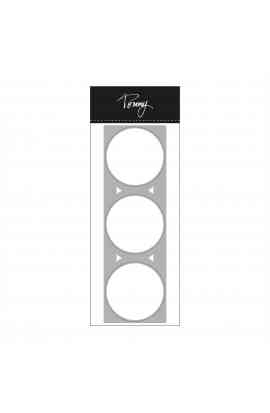 Fustella - 6 cm Circle Labels