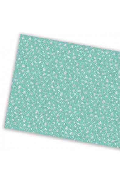 Sunny Days - Carta da rivestimento Flowers on green