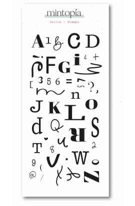 Outdoors - Timbro - Alfabeto